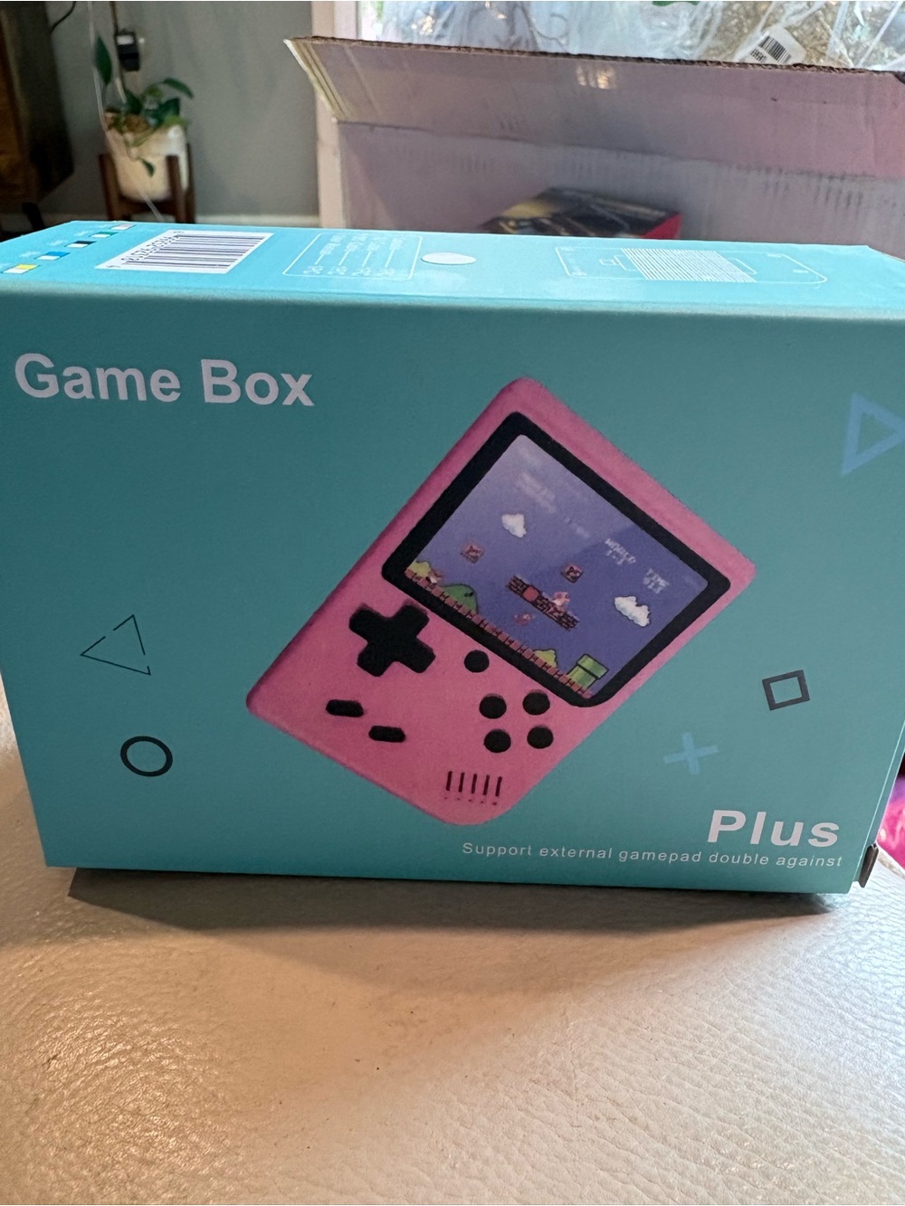 Pink Handheld Game Box Plus Portable Retro Gaming Console